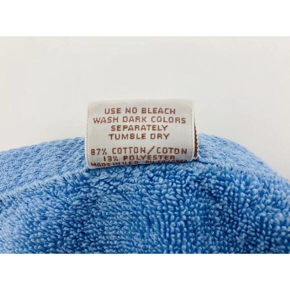 Vintage Springmaid Avanti Towel Set 5 Daisy Polka Dot Bow Blue Green Body Wash C - Picture 10 of 11